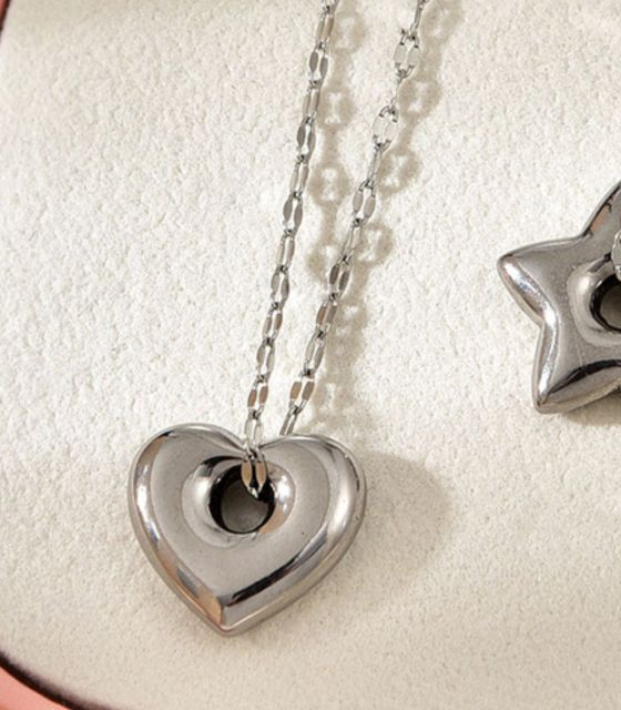 Collar Plata corazón