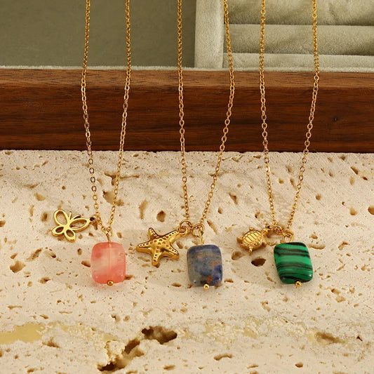 Collar piedra y dije