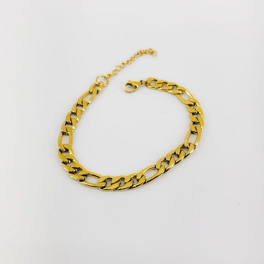Pulsera para hombre, dorada
