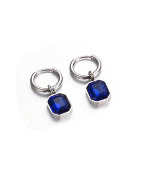 Aretes azul