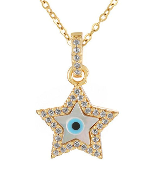 Collar estrella ojo turco